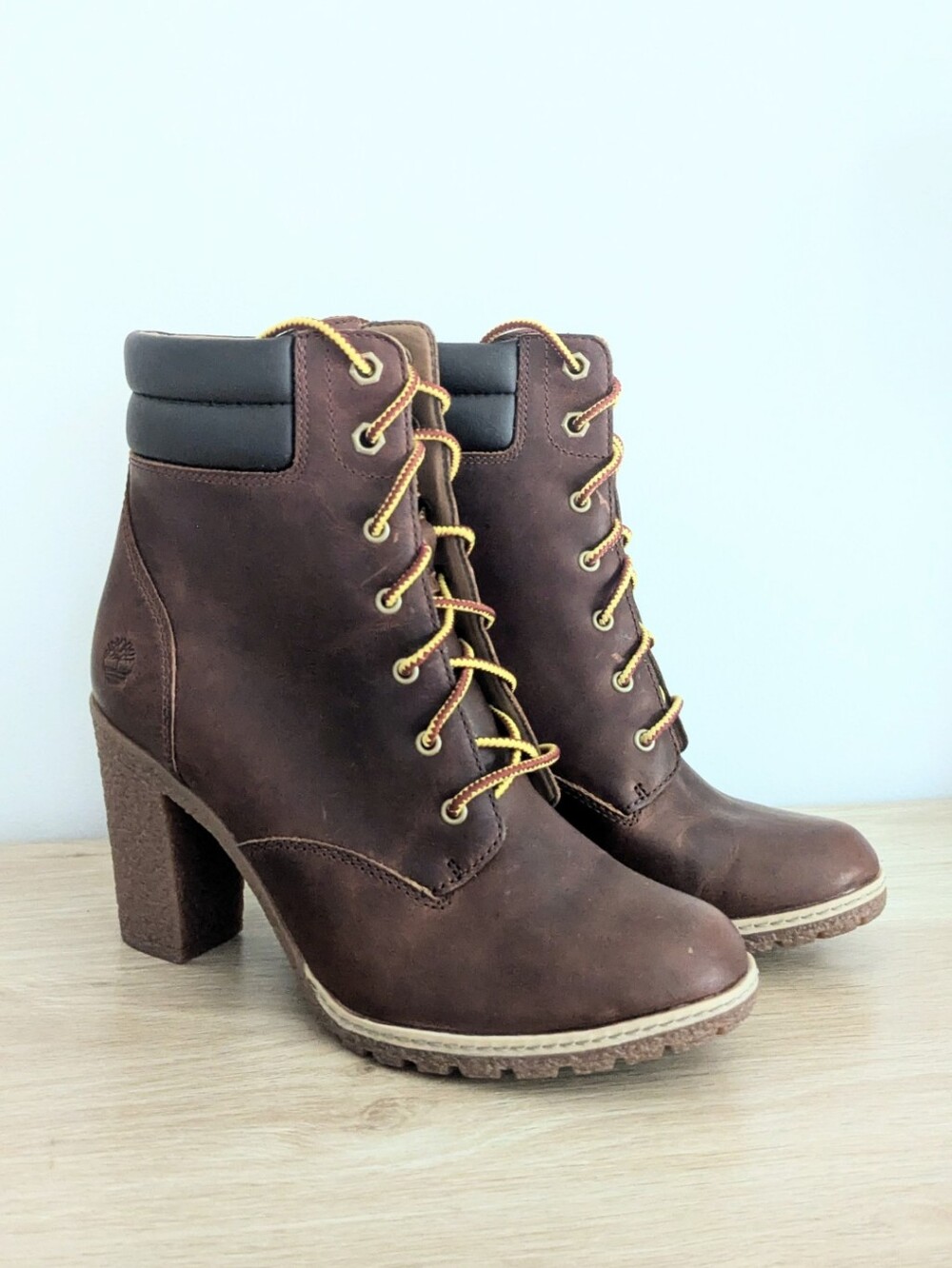 Timberland Women's Platform Heeled Ankle Boots 7.5 / 38